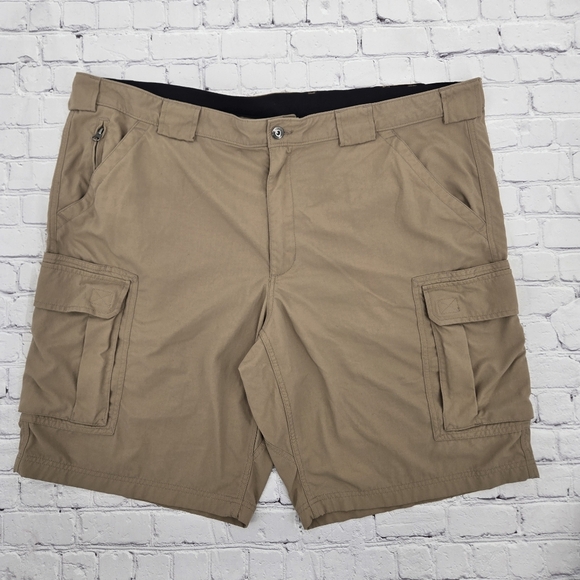 Men's Tan Duluth Trading Co. Cargo Shorts SIZE:2XL - Picture 1 of 9